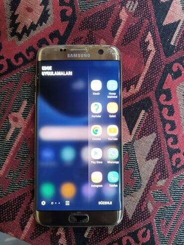 samsung galaxy s3 ekran: Samsung Galaxy S7 Edge, 32 GB, rəng - Qızılı, Barmaq izi — 4