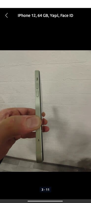 Apple iPhone: IPhone 12, 64 GB, Yaşıl, Face ID — 8