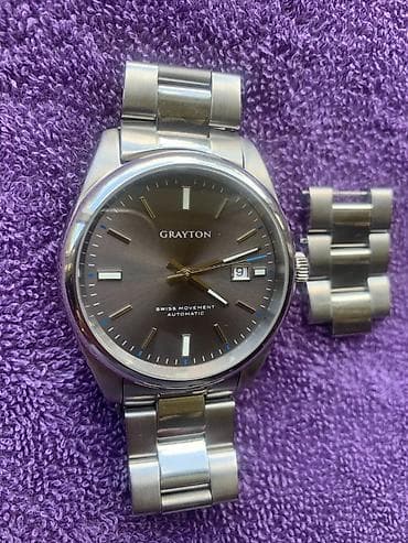 İşlənmiş, Qol saatı, rəng - Boz