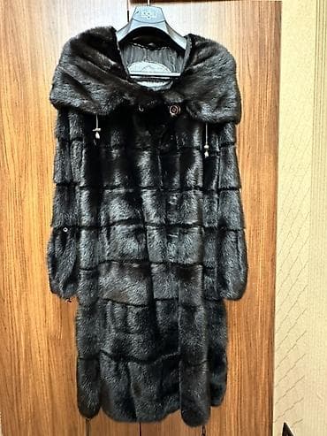 cool geyimler: Carolina Valiant Qadın kürkü – qara tonlarda, uzun model - Razmer : L — 3