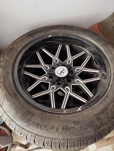 disk satilir: Avtomobil təkəri və disk dəsti - Təkər markası: SportPower SW (yan — 2