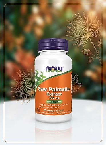 il: 🇺🇸 ABŞ istehsalı – NOW Foods Saw Palmetto Extract 🌿👨💊 1968-ci ildən — 1