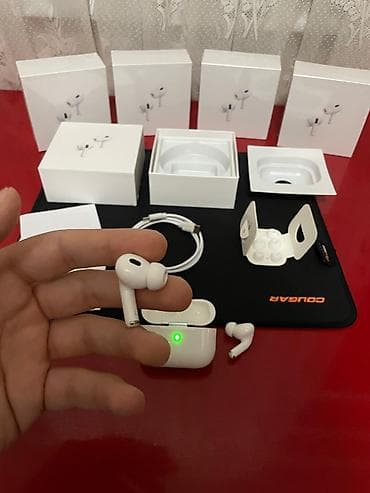 Планшеты: Məhsul: Apple AirPods Pro (Orjinala ile eyni səs keyfiyyəti və uzun — 3