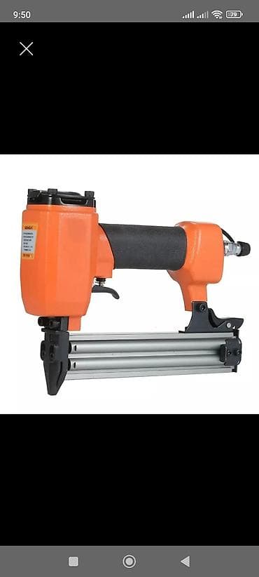 electric: Pnevmatik skoba/mişar dırnaq tapançası - Hava kompressoru ilə işləyən — 1