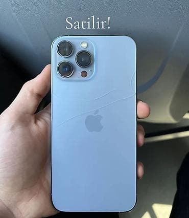 iphone 11 pro ucuz: IPhone 13 Pro Max, 256 GB, Sierra Blue, Simsiz şarj, Face ID — 1