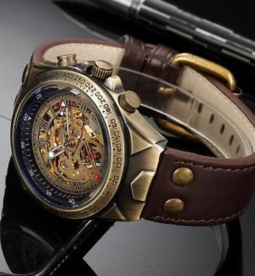 Сумки: Steampunk tərzli mexaniki qol saatı - Mexaniki (avtomatik) mexanizm — 2