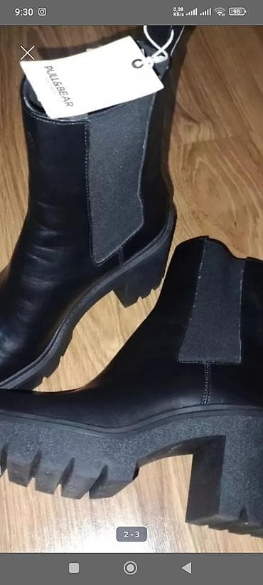 yarı botinkalar: Asos, Ölçü: 38.5, rəng - Qara, Yeni — 3