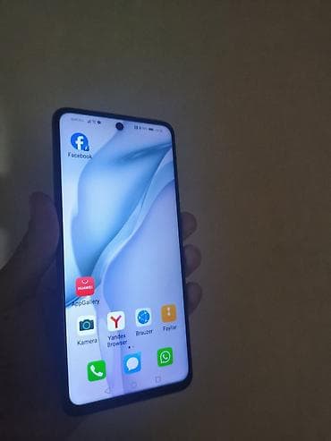 fisher smart tv: Huawei P smart 2020, 128 GB, rəng - Mavi, Barmaq izi — 2