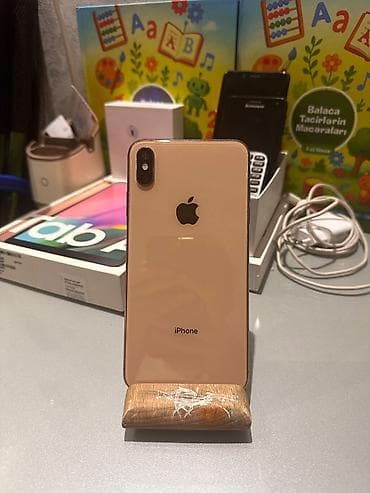 korpuslar: IPhone Xs Max, 256 GB, Qızılı, Face ID — 2
