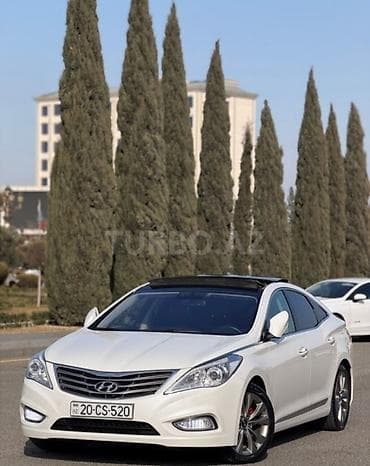 e39 radiator: Hyundai Grandeur (Azera) – ağ rəng, sedan, geniş və komfortlu salon — 6