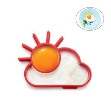 silikon formalar: Yumurta bişirmə fiqurları - silikon qab, omlet Uşaqlar üçün yumurta — 8