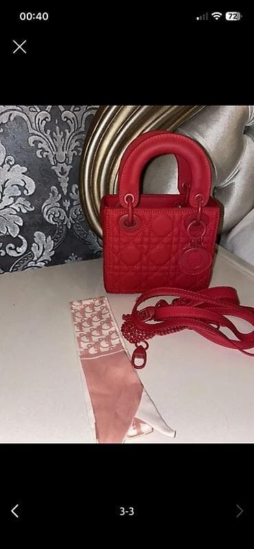 Другие комплектующие: Qırmızı mini əl çantası + uzun çıxarıla bilən çiyin qayışı - — 2