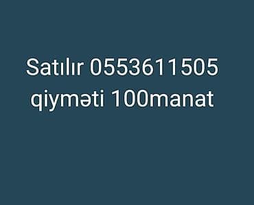 Məhsul satılır qiyməti 100manat