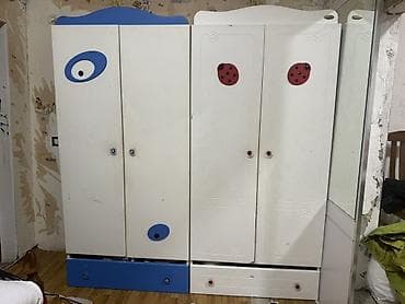 Oğlan və qız üçün, 4 qapılı, Açılan, Düz dolab — 1