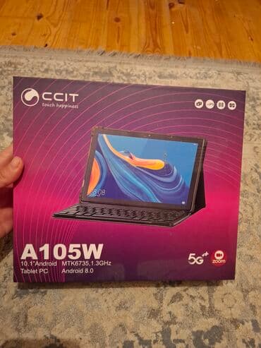 CCIT A105W planşet - Ekran: 10.1" IPS - Əməliyyat sistemi: Android