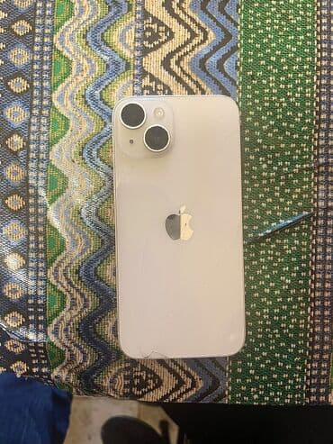 пароварка купить в баку: IPhone 14, 128 GB, Starlight, Qırıq — 1