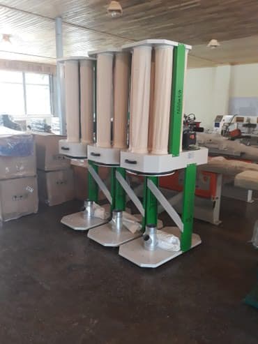 PVC dəzgahları: Tozsavuran tekli ikili teze