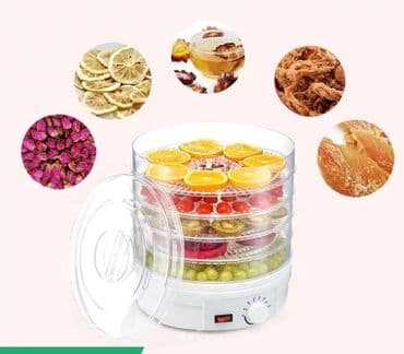 Meyvə və tərəvəz qurudan aparatlar: Meyvə qurudan DESSİNİ FİRMASI meyvə qurudan aparat 350w 🔹️100% — 1