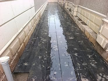 Təmir və tikinti: Qara rəngli səki/terrasa üçün beton plitələr - Material: Yüksək — 1