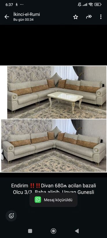 Künc divan lalafo.az -da Künc divan