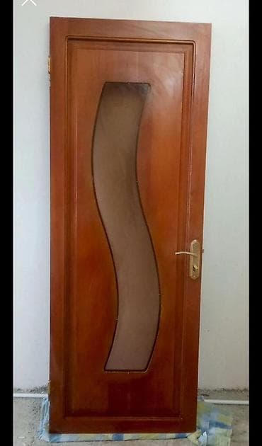 Qapi 2eded 205/75sm 40azn biri Gunesli 6657 leli Taxta otaq qapısı