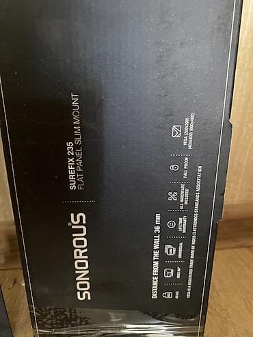 kransteyn satilir: Kronşteyn SONOROUS Surefix 235 – Flat Panel Slim Mount ölçü 60-40 sm — 4