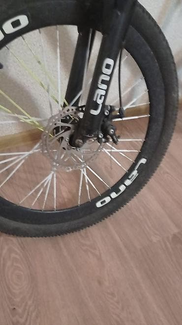 yesabet: Dağ velosipedi – Lano markası, sarı-qara dizayn. normal vəziyyətdədi — 3