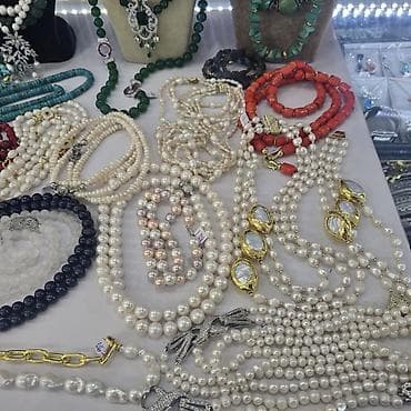 xonca desti: Təbii daşlardan hazırlanmış zərgərlik kolleksiyası - İnci — 6