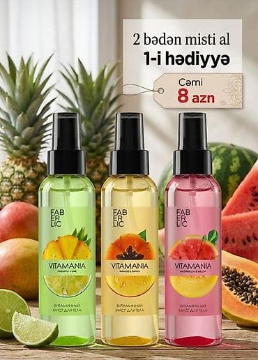 Faberlic Vitamania bədən mistləri - Meyvə ətirli yüngül bədən spreyi