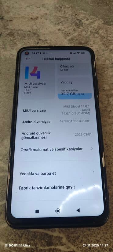 samsung j3 2017 qiymeti: Xiaomi Mi 10T, 128 GB, rəng - Göy, 
 Barmaq izi — 5