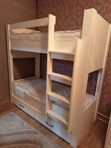 Oğlan və qız üçün, Yeni, Çarpayı, Matras ilə, Siyirməli, Laminat