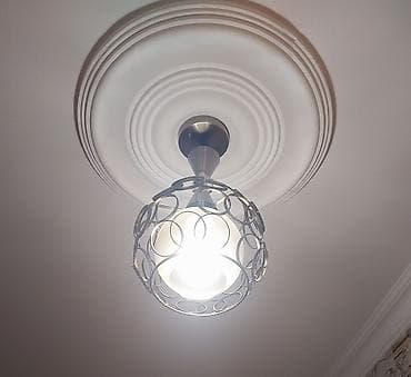 zer sekilleri: Çılçıraq, 1 lampa, Metal — 2