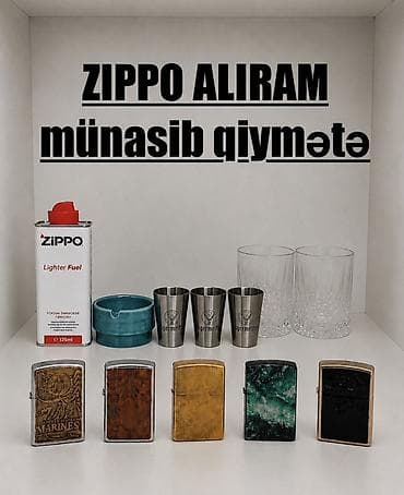 zontik: 🔥 ORİJİNAL ZİPPO ALIRAM 🔥 Qutulu olanlara üstünlük verilir İli köhnə — 1