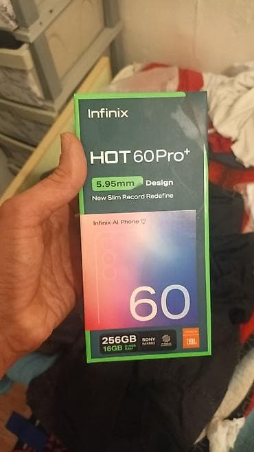60 azn telefon: Infinix Hot 60 Pro+, 256 GB, rəng - Boz — 4