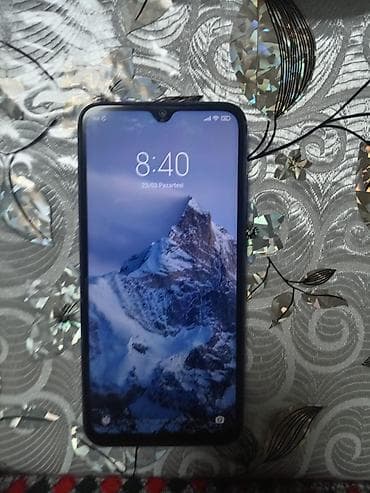 güneş paneli kamera: Redmi Note 8, 32 GB, rəng - Mavi, Barmaq izi — 1