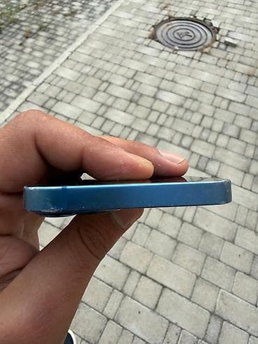Техника и электроника: IPhone 13, 128 ГБ, Голубой, Битый — 4