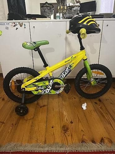 İki təkərli Uşaq velosipedi Scott, 16", sürətlərin sayı: 1