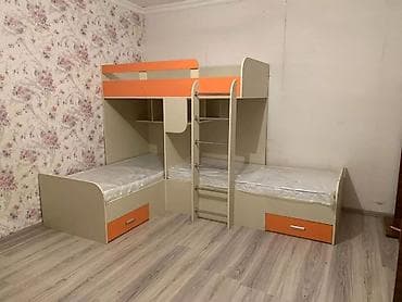 Uşaq mebeli: Oğlan üçün, Yeni, Çarpayı, Matras ilə, Siyirməli, Laminat — 2