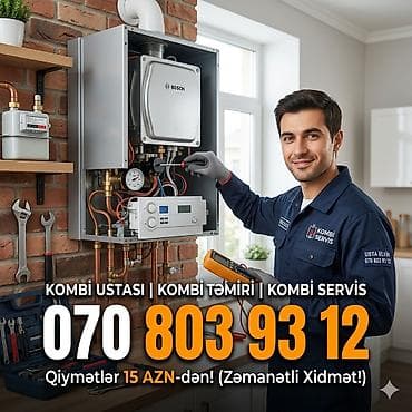 Kombi ustası xidməti – kombi təmiri və profilaktik servis. -