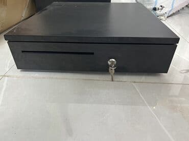 Gözəllik və estetika avadanlığı: Metal kassalı pul çekməsi - Rəng: qara - Material: möhkəm metal gövdə — 1