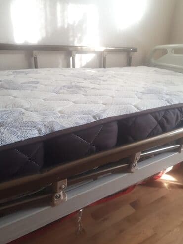 stomatoloji texniki avadanliqlar: Tibbi/kliniki tipli funksional xəstə çarpayısı - 2 bölməli mexaniki — 6