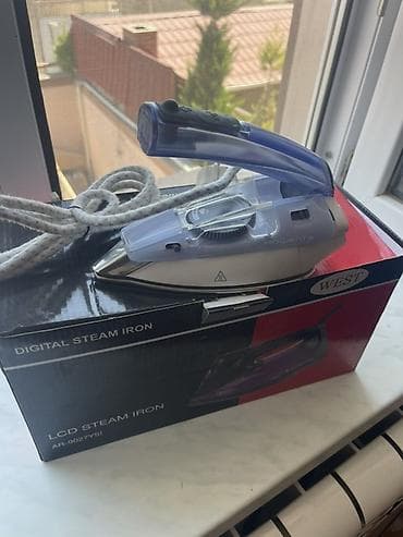 utu alti: WEST LCD Steam Iron, model AR-9027YSI buxarlı ütü - Rəqəmsal (LCD) — 1