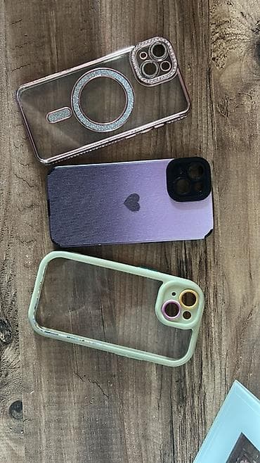 ucuz nar nomreler: IPhone üçün telefon qabları dəsti - Dəstdə 3 müxtəlif dizayn: 1) — 1