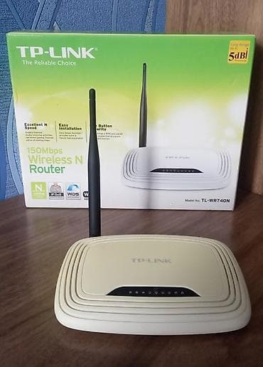 tp link 8151n: TP-Link TL-WR740N Wireless N router - Sürət: 150 Mbps 802.11n - — 1