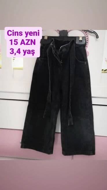 3,4,5 yaş yep yeni cins şalvar trapesdr 15 AZN real alıcıya endirim