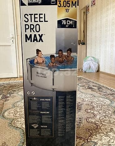 plastik hovuzlar: İşlənmiş Karkas hovuzu Bestway, 3.1 - 4 m, 4501 - 5000 l — 3