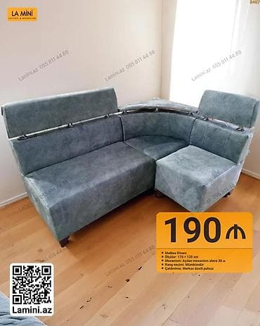 Mətbəx divanı – La Mini - Ölçü: 170 x 120 sm - Mexanizm: Açılan — 1