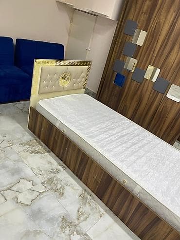 matrazlar: İşlənmiş, Təknəfərlik çarpayı, Bazalı, Matras ilə, Siyirməsiz, Azərbaycan — 2