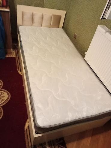 Təknəfərlik çarpayı, Matras ilə, Siyirməsiz