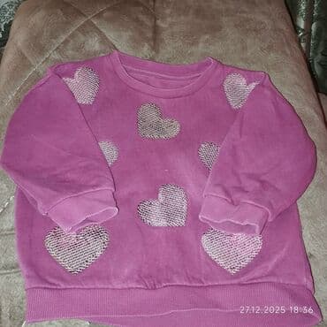 Bayram kostyumları: Uşaq sviteri/svitşotu - Rəng: çəhrayı-bənövşəyi ton - Üzərində — 1